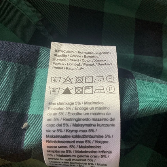 Jack and Jones Turquoise Plaid Button Down - Picture 7 of 11